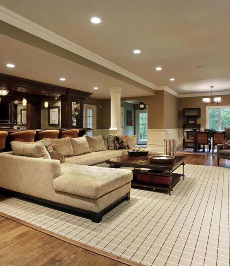 Luxury living room interior with elegant furniture and modern lighting | EA Home Design