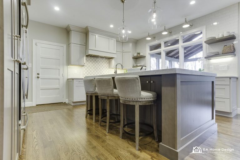 After photo of kitchen remodel in Herndon VA, the finished remodel