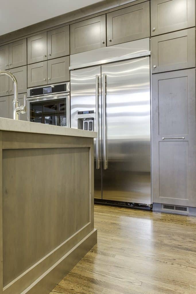 Kitchen remodel in Herndon VA, range wall and appliances