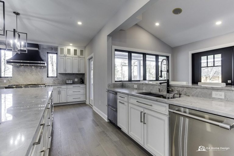 After photo of kitchen remodel in Reston VA, the finished remodel