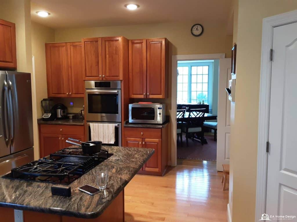 Luxury compact kitchen renovation featuring modular cabinetry, high-quality countertops, and smart fittings for a stylish and practical cooking area.