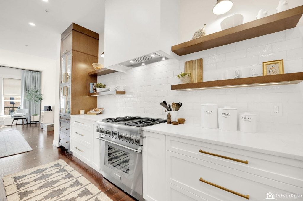Kitchen remodel in Leesburg VA, sink and window wall
