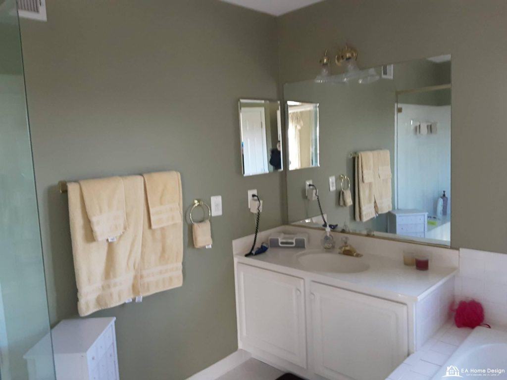 Renovated bedroom featuring contemporary design, high-end finishes, floor-to-ceiling mirrors, stylish pendant lights, and a cozy, minimalist color palette.