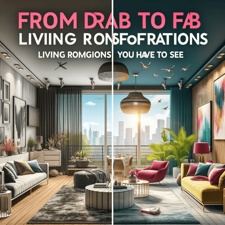 From Drab Fab Living Room Transformations | EA Home Design
