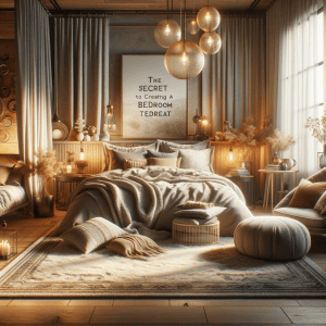 An image showcasing the secret to creating a cozy, inviting bedroom retreat.