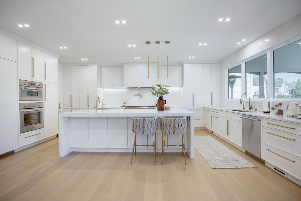 Kitchen remodel in Vienna VA, custom cabinetry detail