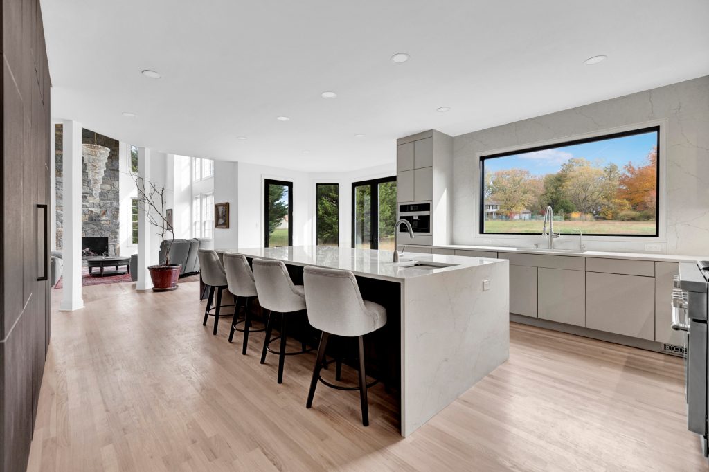 Kitchen remodel in Great Falls VA, custom cabinetry detail