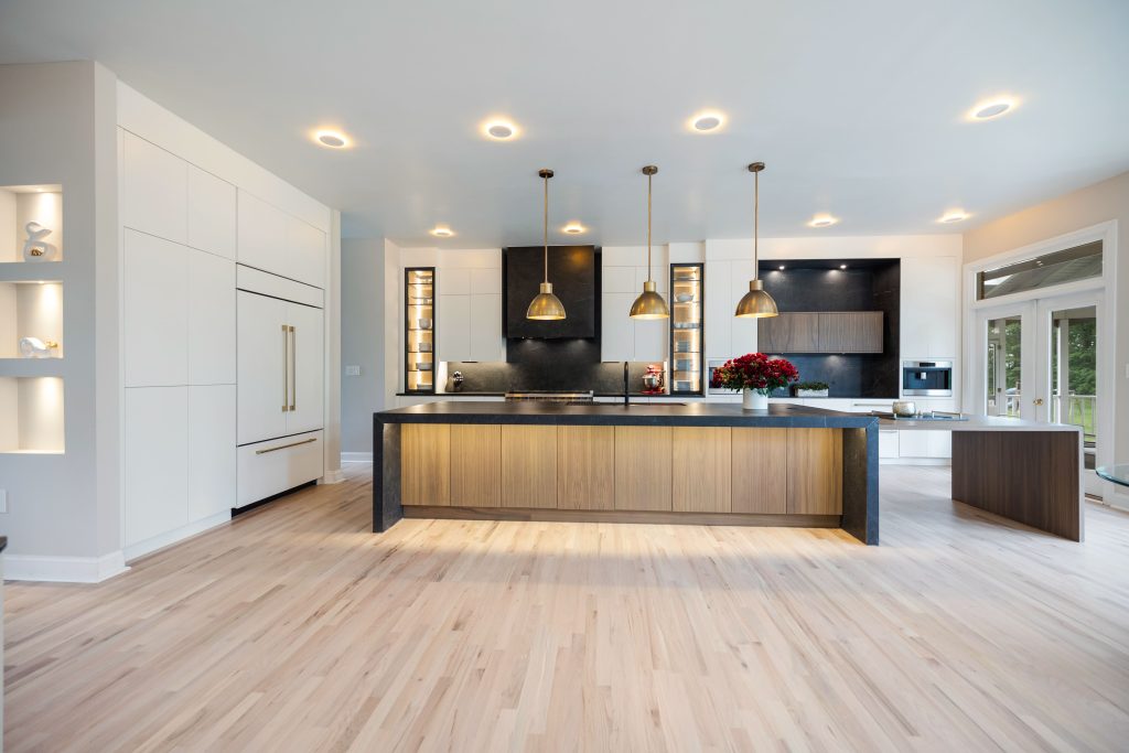 Kitchen remodel in McLean VA, sink and window wall