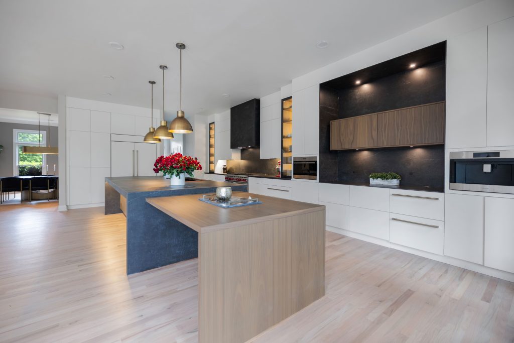 Kitchen remodel in McLean VA, completed EA Home Design project