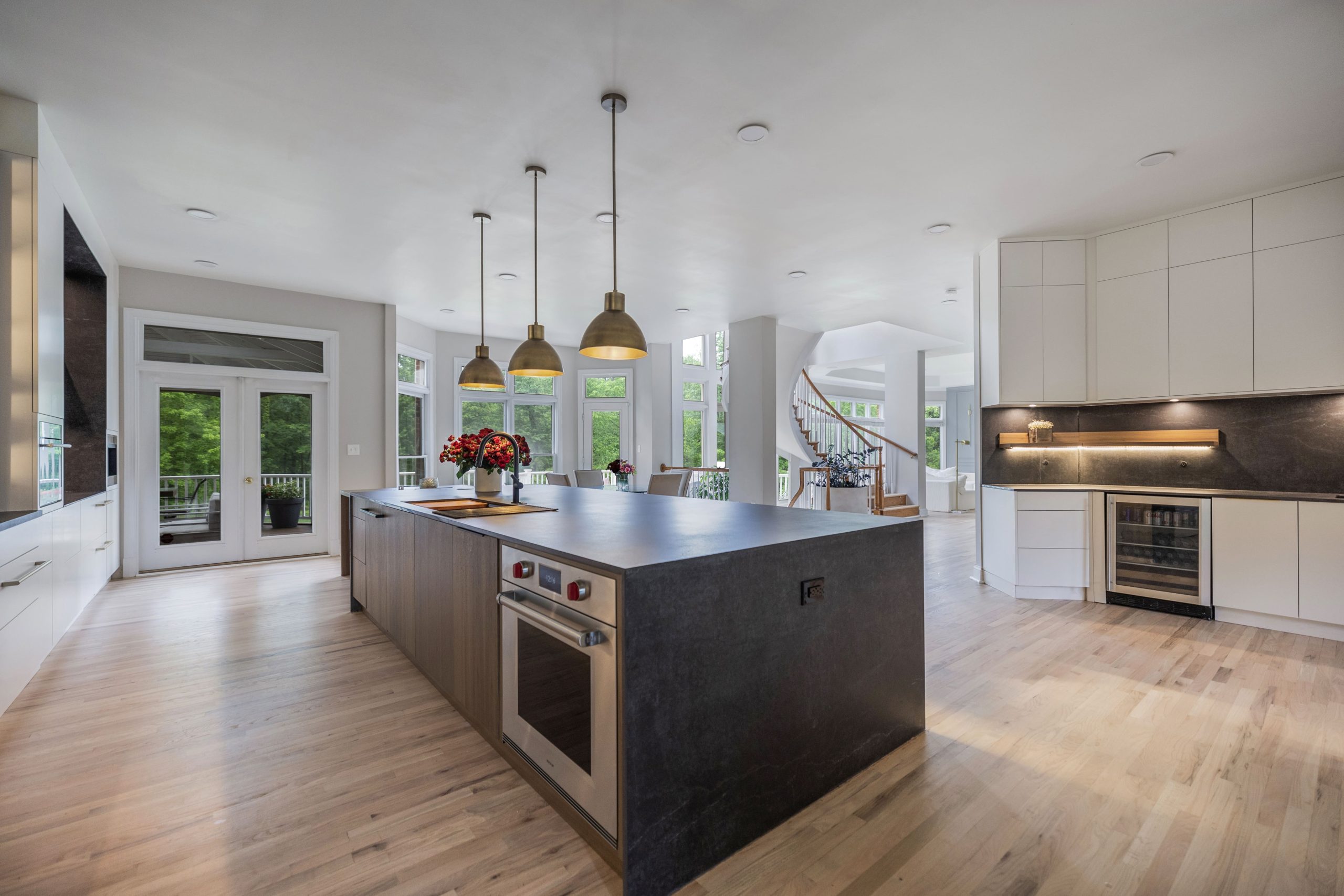 Kitchen remodel in McLean VA — storage and pantry cabinetry