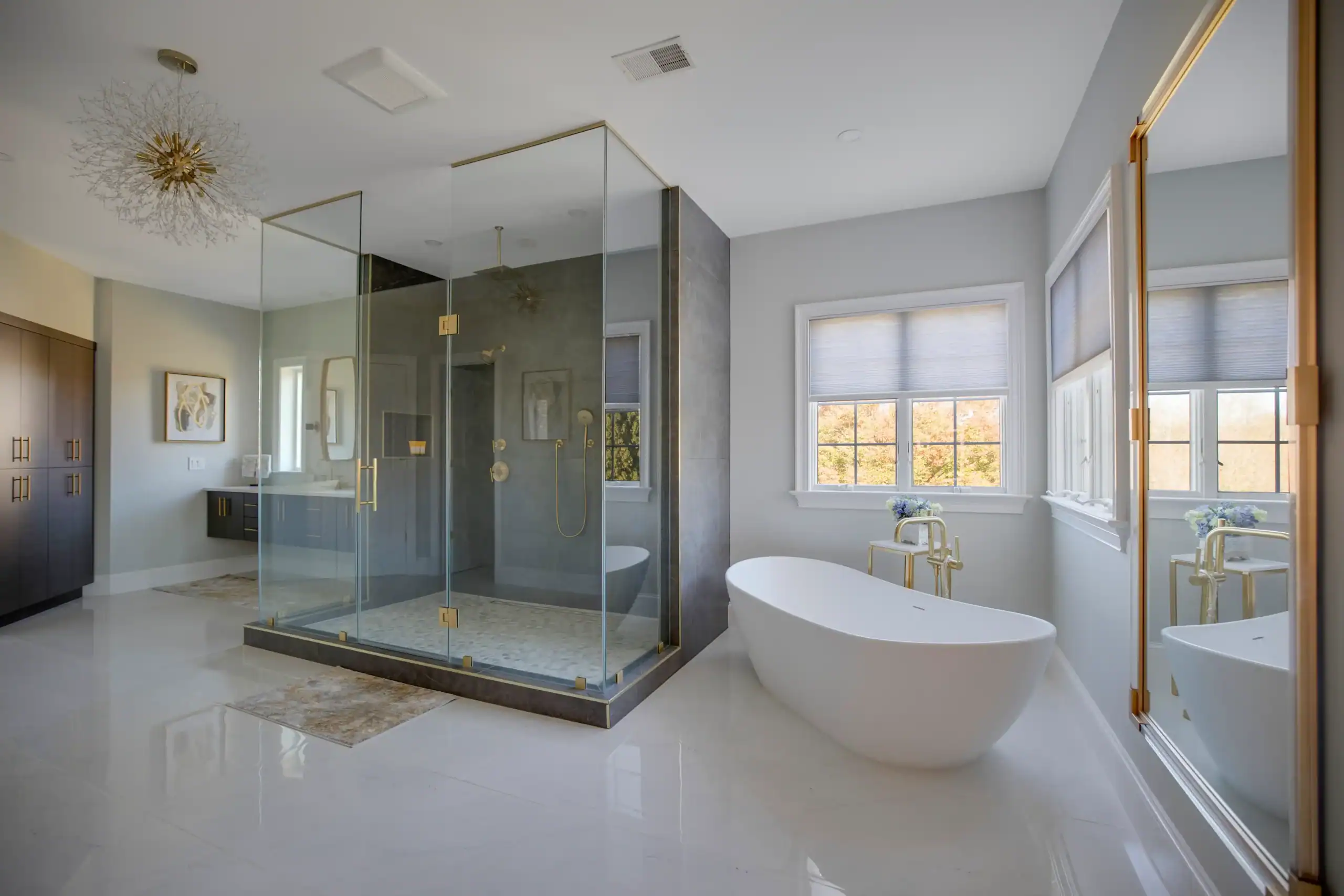 Residential home renovation in Prince William, Virginia, featuring updated exterior siding, modern windows, and a refreshed entryway.