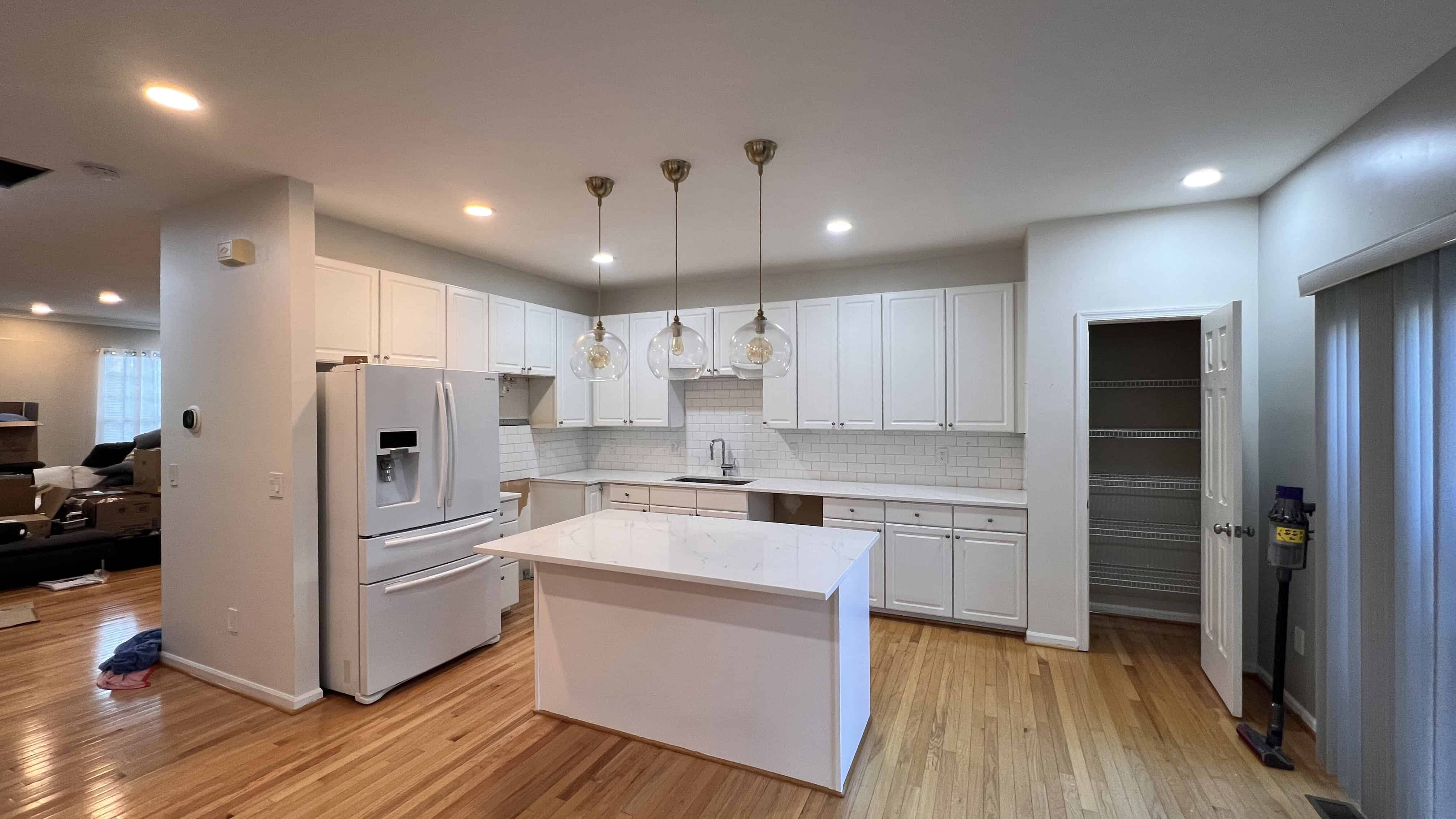 Before photo of kitchen remodel in Sterling VA — original kitchen