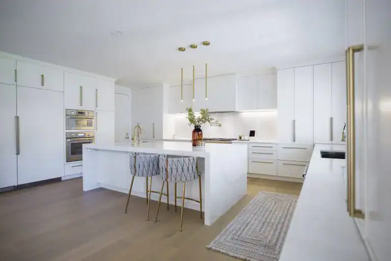 Organized kitchen cabinets with smart storage