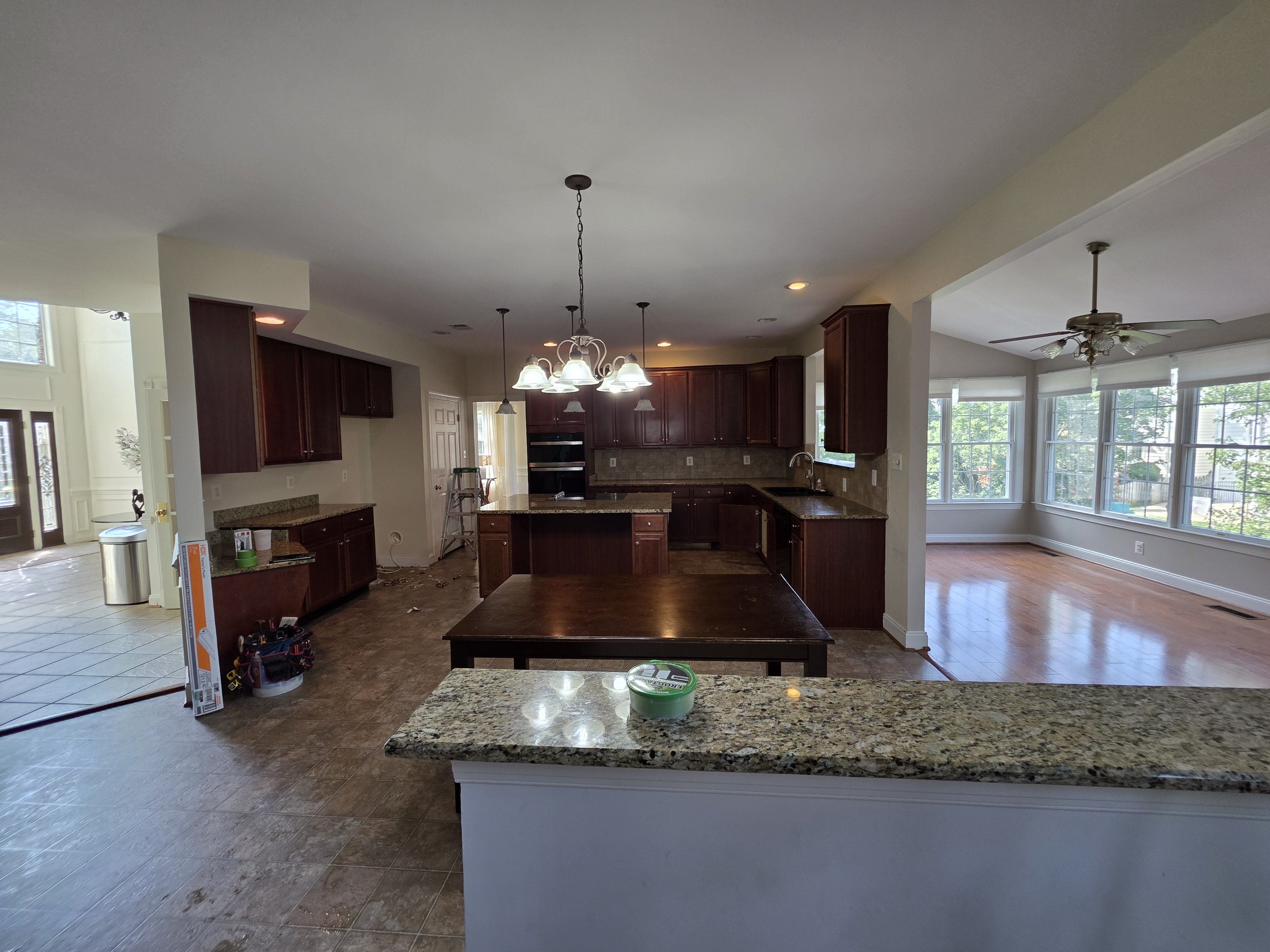 Before photo of kitchen remodel in Chantilly VA — original kitchen