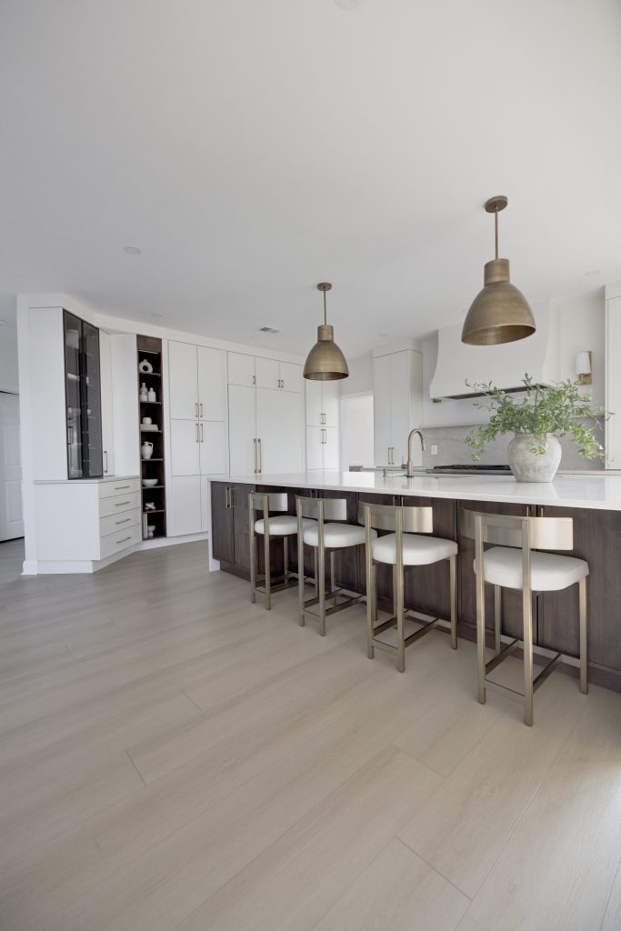 Kitchen remodel in Chantilly VA, finished kitchen wide view