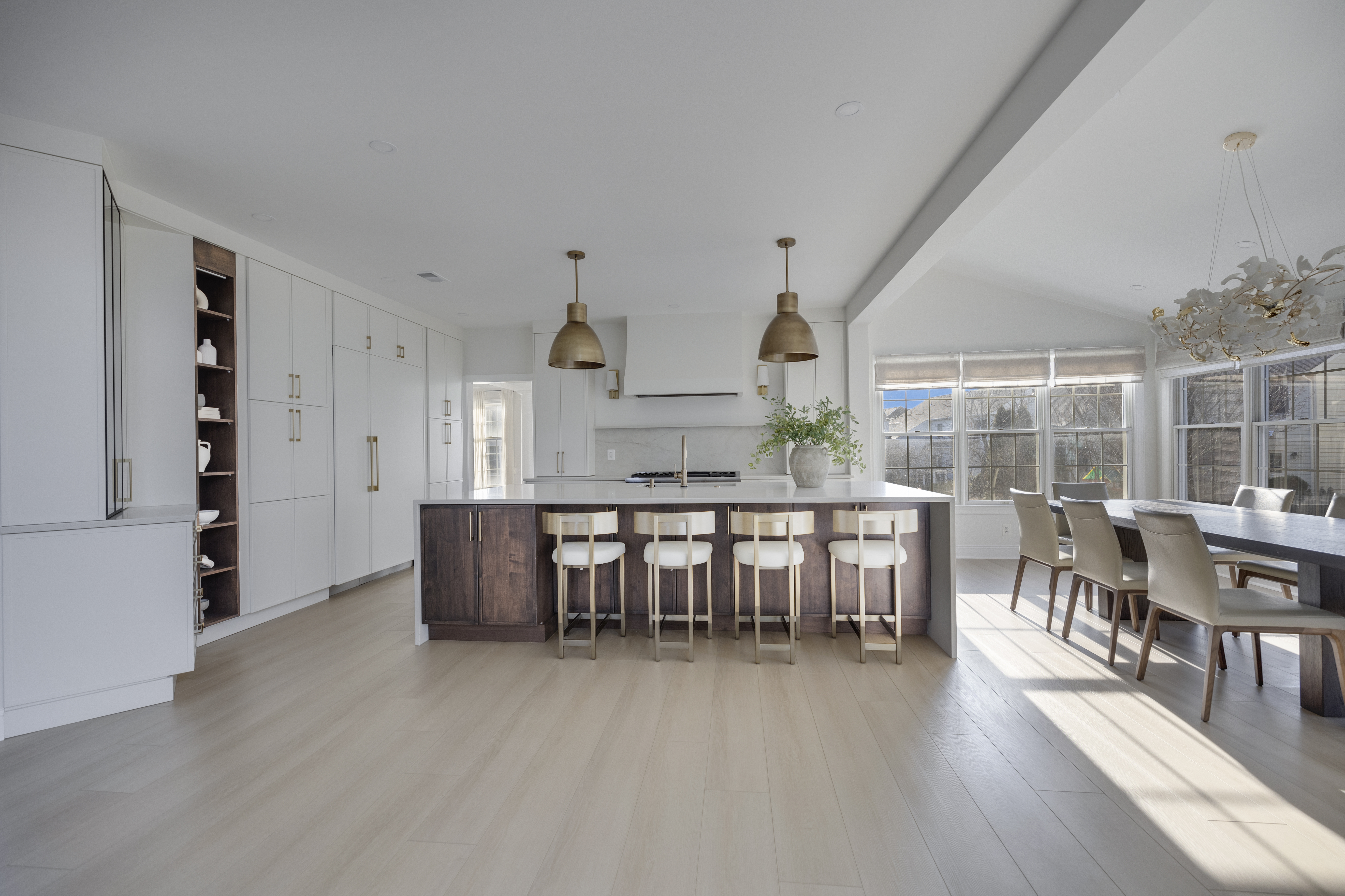 Kitchen remodel in Chantilly VA — island and seating area