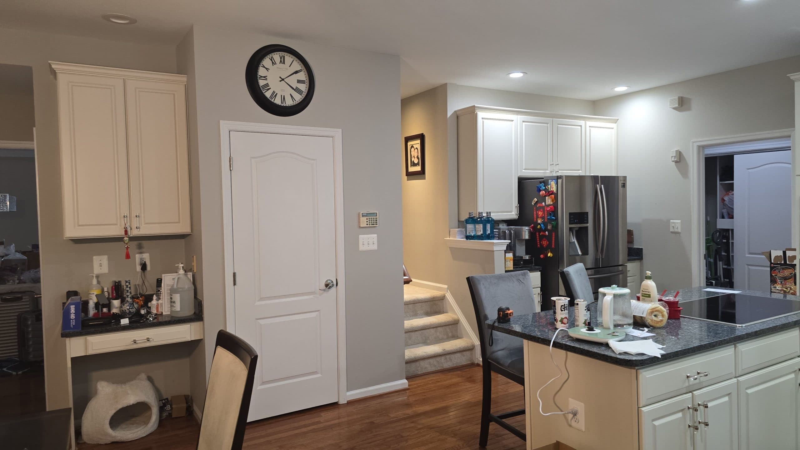 Finished kitchen renovation ready on schedule in a Northern Virginia home