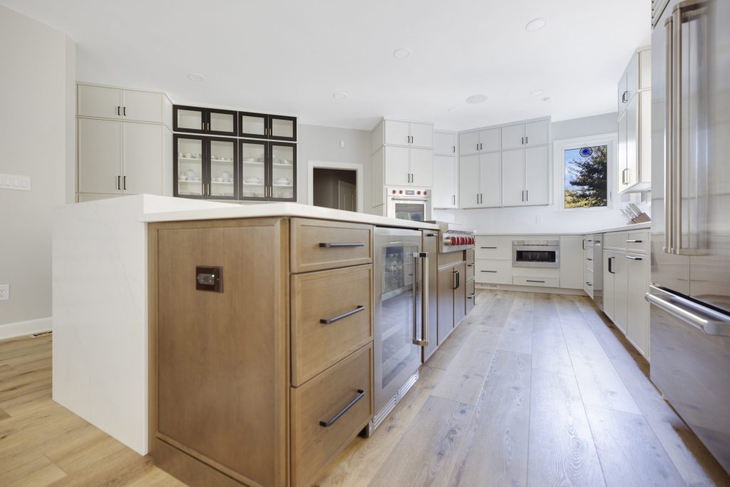 Home addition interior in a Northern Virginia home