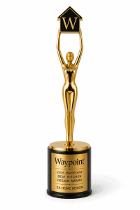 Waypoint 2016 Best Kitchen Design national award trophy won by EA Home Design