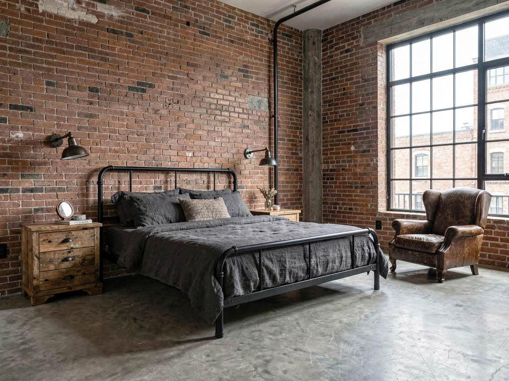 Modern Wood Slat Accent Wall bedroom accent wall idea