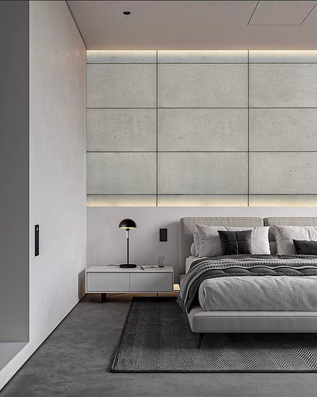 Modern Wood Slat Accent Wall bedroom accent wall idea