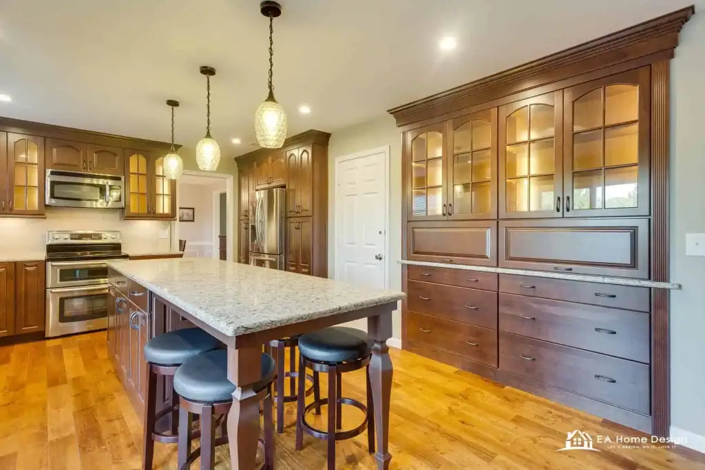 Cabinet refacing in a Northern Virginia kitchen