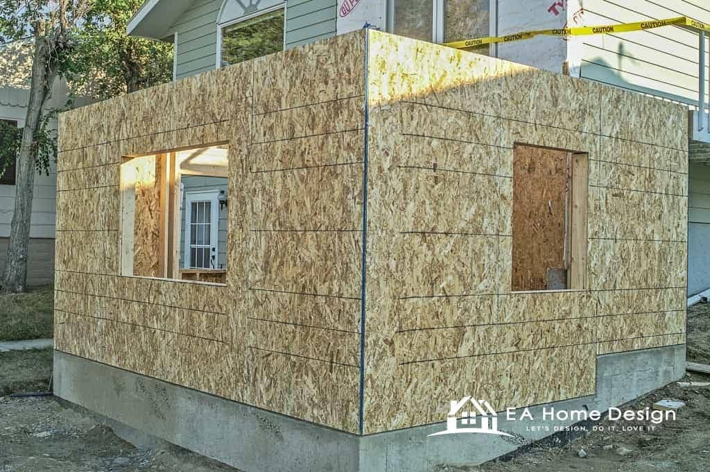 Home addition under construction in Loudoun County Virginia