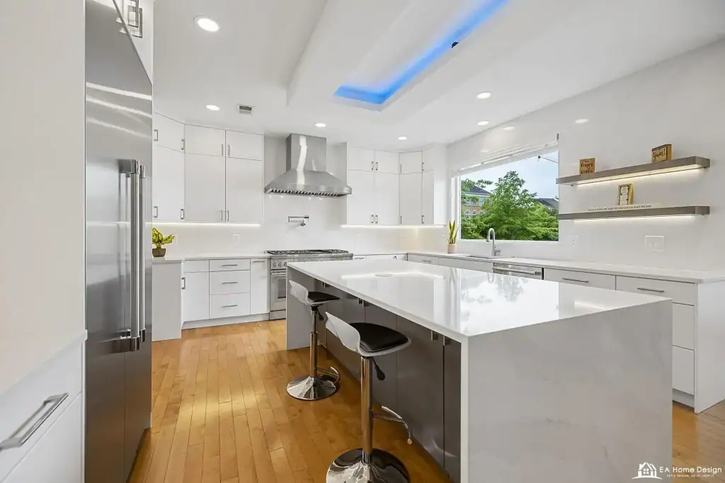 Kitchen remodel in Northern Virginia completed on a $50,000 scale budget